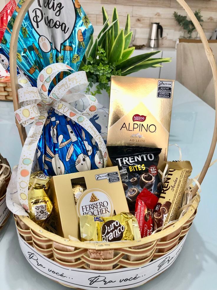 Cesta Ouro de Páscoa – Edição Clássica Premium